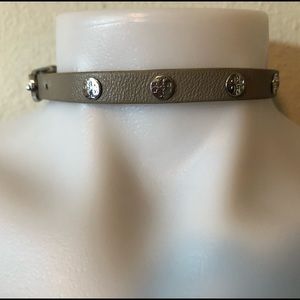 Tory Burch leather chocker/bracelet
